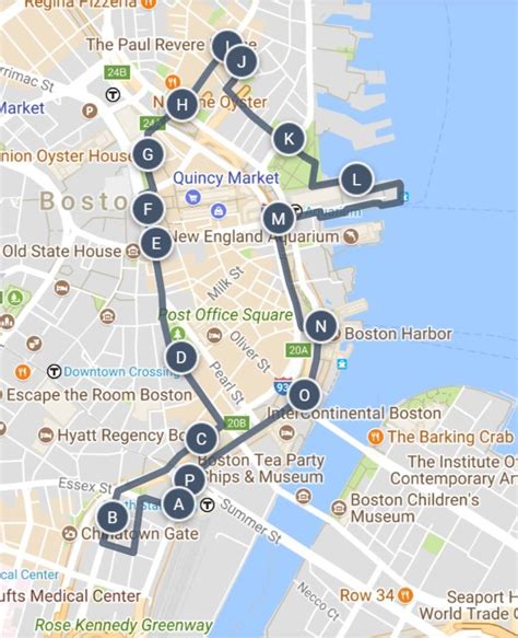 Walk, Eat, and Drink through Boston Sightseeing Walking Tour Map and other great ways to explore ...