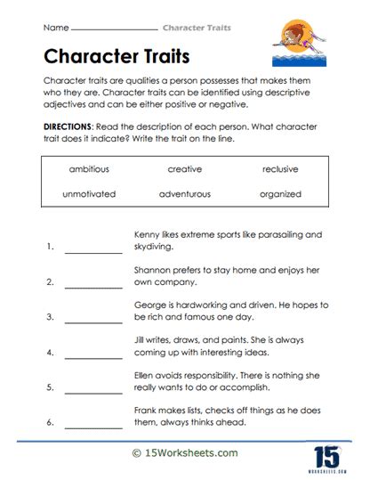 Literature Worksheets - 15 Worksheets.com