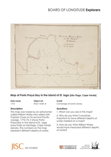 Explorers - Map of Porto Praya Bay | Teaching Resources