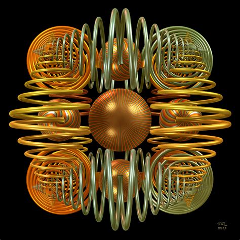 Symmetries Digital Art by Manny Lorenzo