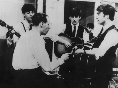 George Martin's fateful meeting with The Beatles that gave birth to ...