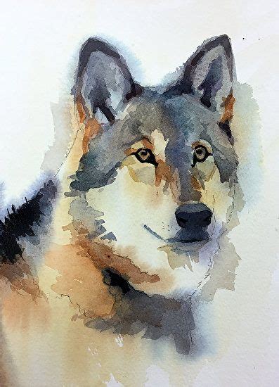 Watercolor Timber Wolf Tutorial: How to Paint with Watercolor ...