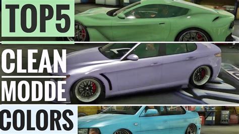 Top 5 Best Modded Crew Colors In GTA 5 Online!! (CLEAN COLORS) - YouTube