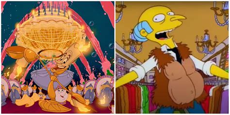 The Simpsons: Mr Burns' "See My Vest" Is A Disturbing Beauty & The Beast Parody