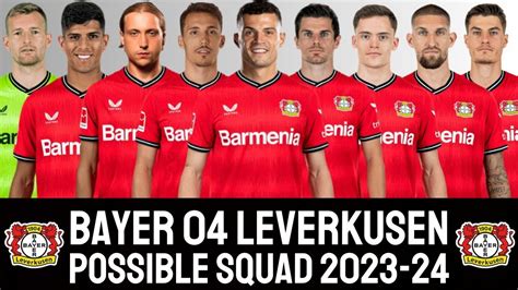 Bayer 04 Leverkusen Possible Squad 2023-24 | BAYER 04 LEVERKUSEN ...