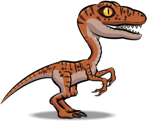 Velociraptor Clipart Raptor - Raptor Dinosaurs Cartoon - Png Download ...