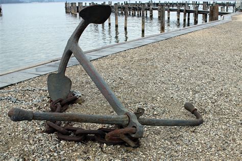 Free Images : water, ground, ship, boot, vehicle, symbol, port, weight, sculpture, earth, anchor ...