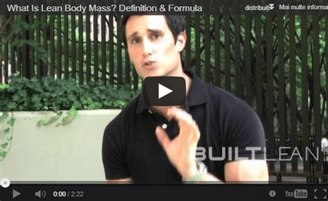 Lean Body Mass Calculator: Definition & Formula - BuiltLean