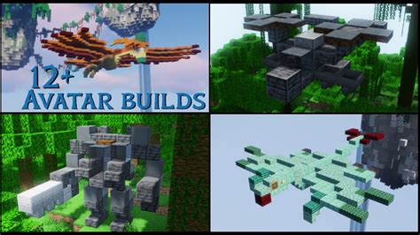 Minecraft: 12+ Avatar Build Ideas! - YouTube