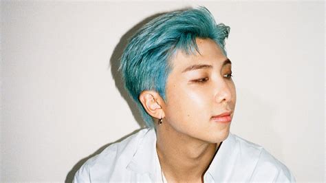 BTS Member RM’s Blue Hair Is No More | Teen Vogue