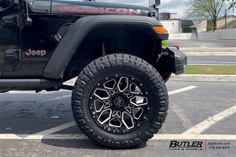 Jeep Wrangler with 20in Black Rhino Shrapnel Wheels exclusively from Butler Tires and Wheels in ...