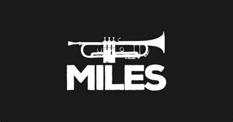 Miles Davis Trumpet Logo - Miles Davis - T-Shirt | TeePublic