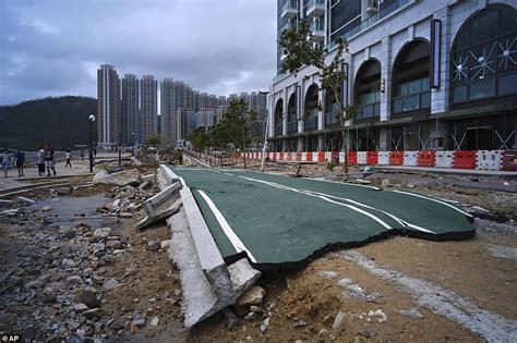 Typhoon Mangkhut: Three million evacuated as storm hits China | Daily ...