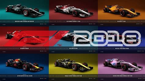 All The F1 2018 Cars and Drivers! - F1 2018 Media Gameplay - YouTube