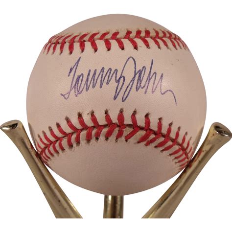 Vintage Tommy John Autographed Baseball : The Royal Jackalope | Ruby Lane