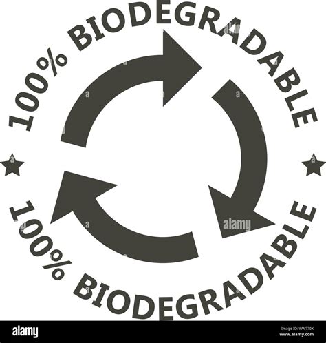 Biodegradable logo hi-res stock photography and images - Alamy