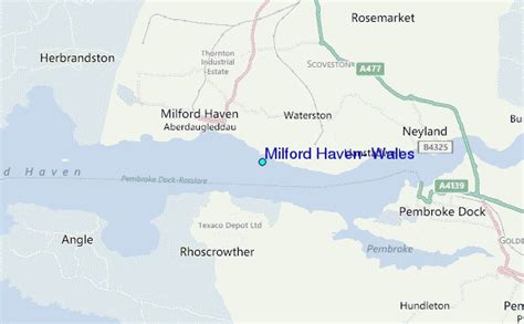 Milford Haven, Wales Tide Station Location Guide