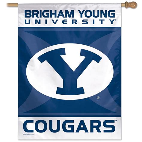 BYU Brigham Young University Vertical Outdoor House Flag - Walmart.com - Walmart.com