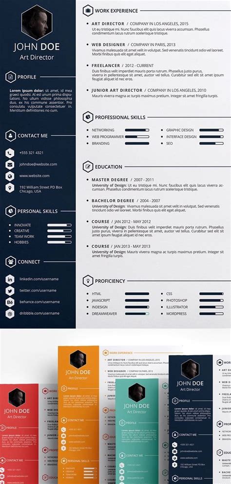 Pin by FORGET Nathalie on Resume Design | Graphic design resume, Creative resume template free ...