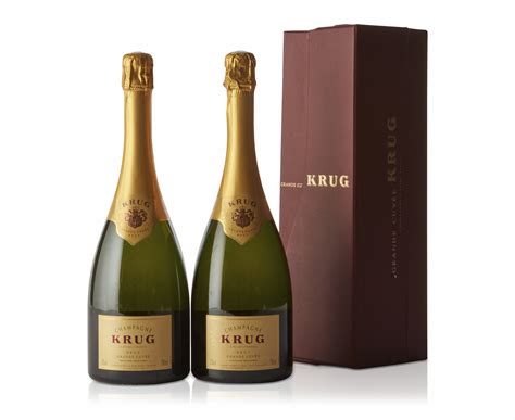 Mixed Krug Champagne, Brut, Grande Cuvée MV, Krug Champagne Brut Grande ...