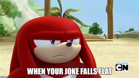 Knuckles is not Impressed - Sonic Boom - Imgflip