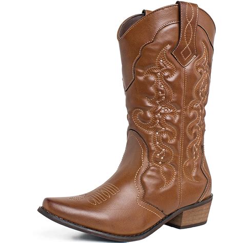 FREE SHIP SheSole Ladies Western Cowboy Cowgirl Boots Winter Pointed Toe Shoes | eBay