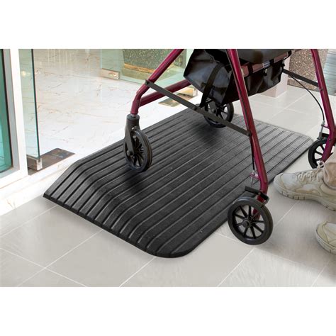 Rubber Threshold Ramp for Walkers | Support Plus