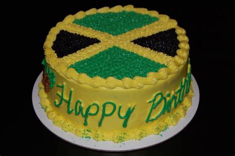 Jamaican Flag Birthday Cake cakepins.com | 40 & Fabulous Party ...