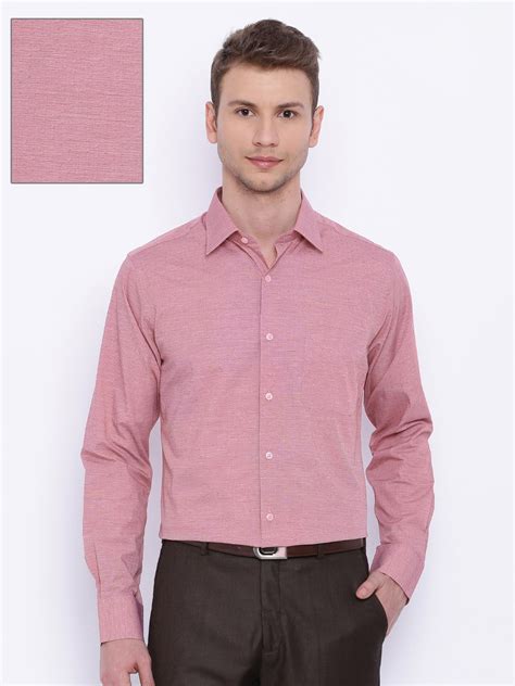 Buy Raymond Men Red Slim Fit Formal Shirt - Shirts for Men 1722422 | Myntra