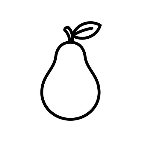 pear icon vector design template 21768349 Vector Art at Vecteezy