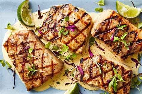 Grilled Mahi-Mahi with Lemongrass-Lime Aioli