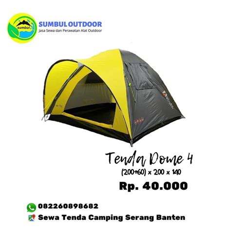 •Tenda Dome 4 (4/5) NSM Follow @sumbul_outdoor ______________________________________ Penyewaan ...