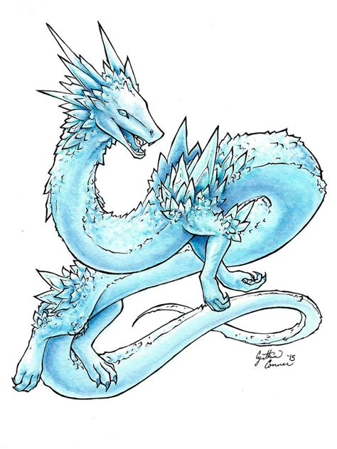 Ice Dragon by dracontiar on DeviantArt