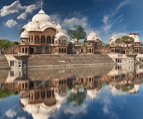 Kusum Sarovar in Mathura Uttar-Pradesh, India. Stock Photo by ©YURY7TARANIK 103072030