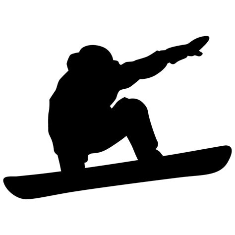 Snowboard Silhouette at GetDrawings | Free download