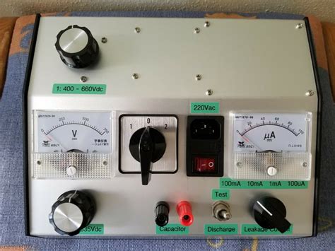 Mr Carlson S Lab Low Voltage Capacitor Leakage Tester Schematic ...