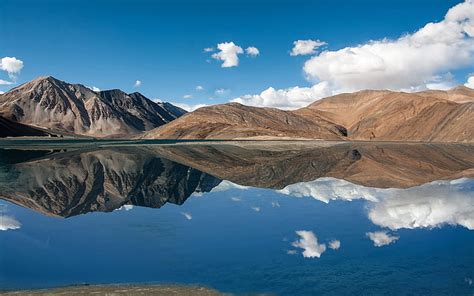 HD wallpaper: Jammu Kashmir Pangong Lake, gray mountain | Wallpaper Flare