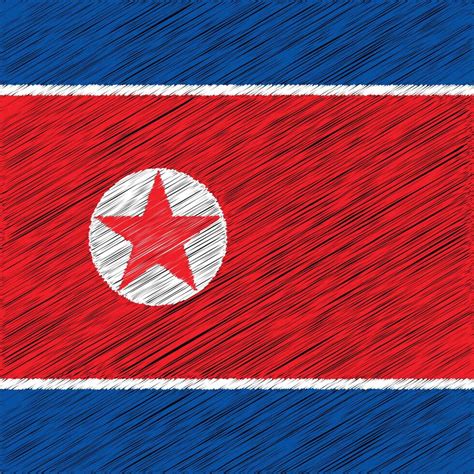 North Korea National Day 15 August, Square Flag Design 10065541 Vector ...