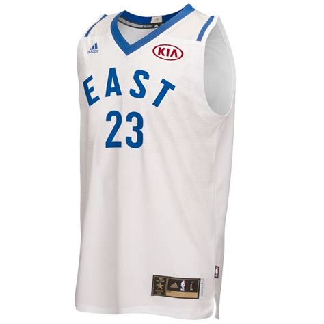 Men's NBA Eastern Conference LeBron James adidas White 2016 All-Star ...