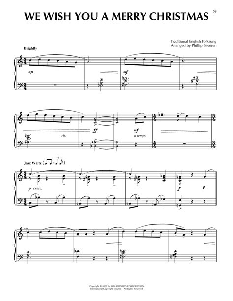 White christmas jazz piano sheet music - lasemsy