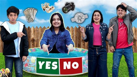 YES OR NO | Family Comedy Challenge | Aayu and Pihu Show - YouTube