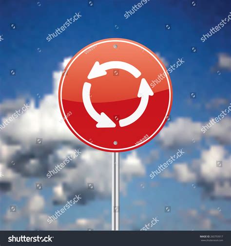 Road Sign Vector Illustration Stock Vector (Royalty Free) 260793917 | Shutterstock