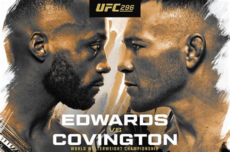 How To Watch UFC 296 Edwards vs Covington Live Stream