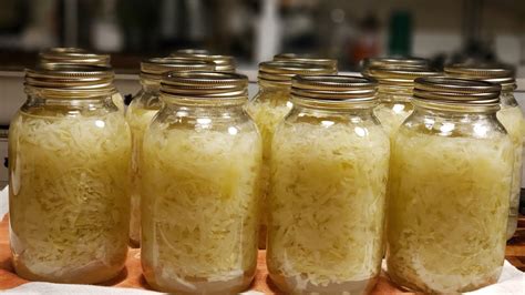 Grandmas Canned Sauerkraut - YouTube