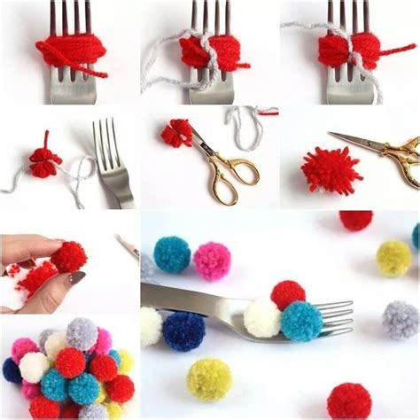 Easy DIY Pom Poms Pictures, Photos, and Images for Facebook, Tumblr, Pinterest, and Twitter