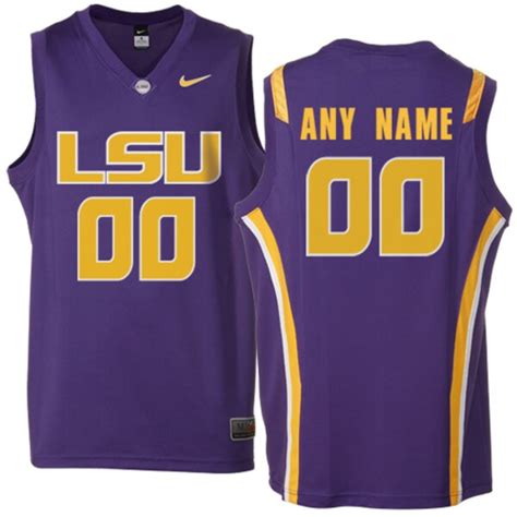 Nike LSU Tigers Customizable Basketball Jersey - Purple | Official LSU Tigers Store