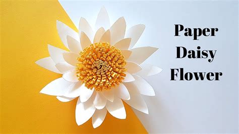 Giant Daisy Paper Flower Template | Best Flower Site