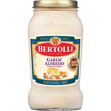 Bertolli Garlic Alfredo Sauce Nutrition Facts | Besto Blog