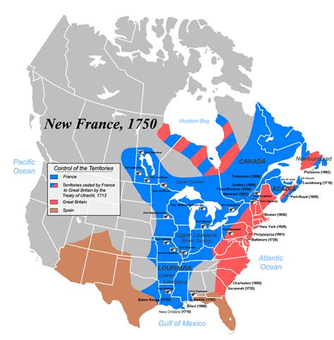 New France Map - Smoke Tree Manor