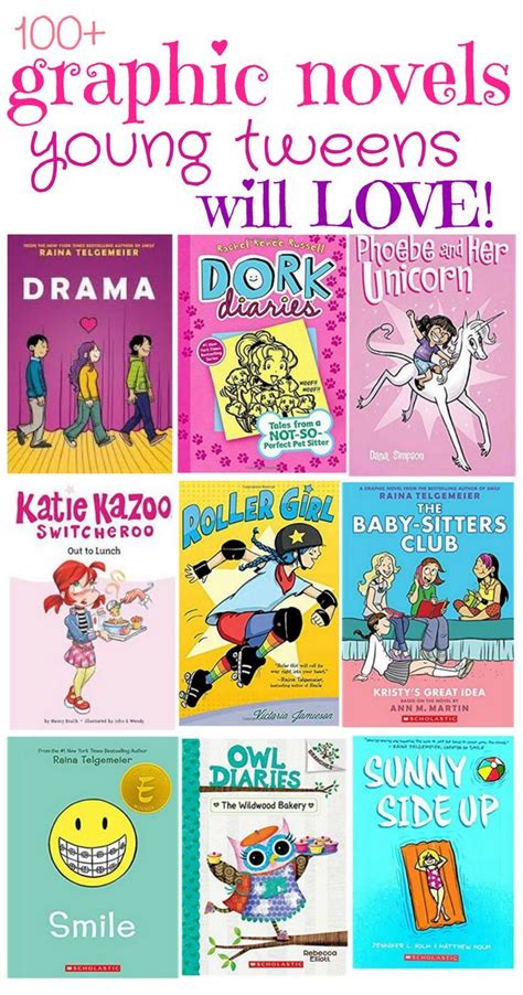 100+ Graphic Novels for Young Tweens - perfect for transitioning from picture books to chapter ...